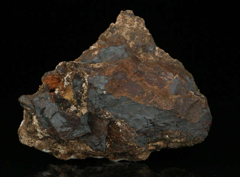 Calcite, Baryte on Matrix,"N'Chwaning II Mine, Kalahari Manganese Field, Northern Cape, South Africa