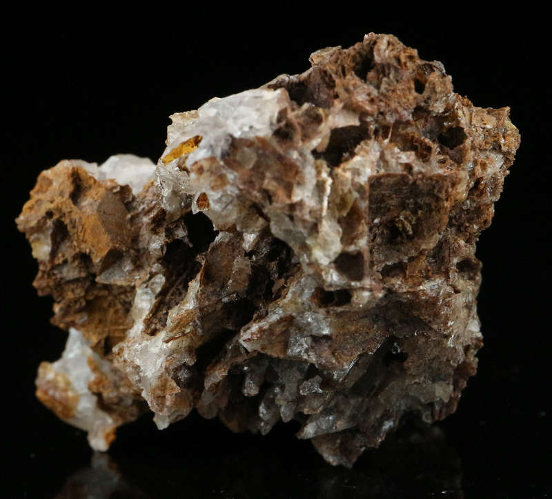Malachite on Quartz on Matrix, Tenke Fungurume, DR Congo