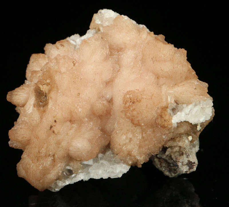Olmiite & Calcite, "N'Chwaning II Mine, Kalahari Manganese Field, Northern Cape, South Africa "
