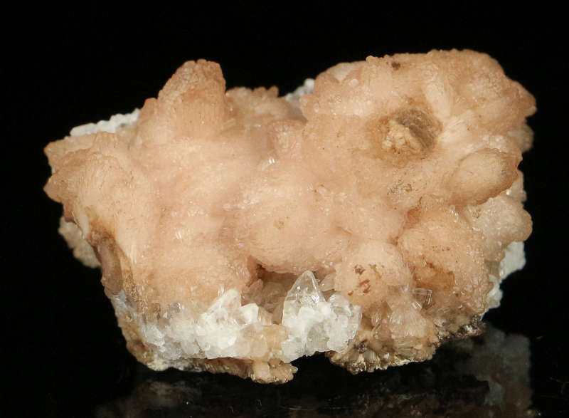 Olmiite & Calcite, "N'Chwaning II Mine, Kalahari Manganese Field, Northern Cape, South Africa "