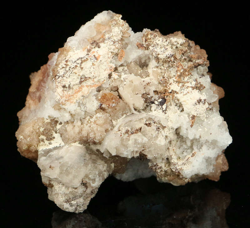 Olmiite & Calcite, "N'Chwaning II Mine, Kalahari Manganese Field, Northern Cape, South Africa "