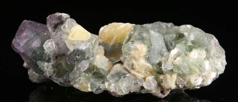 Muscovite on Fluorite, Erongo Mnt Region, Namibia