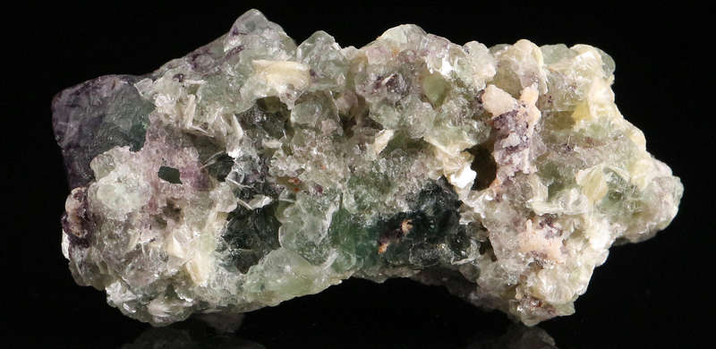 Muscovite on Fluorite, Erongo Mnt Region, Namibia