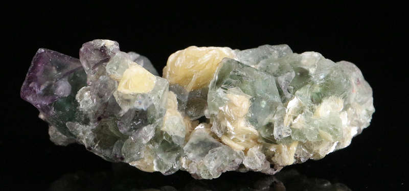 Muscovite on Fluorite, Erongo Mnt Region, Namibia
