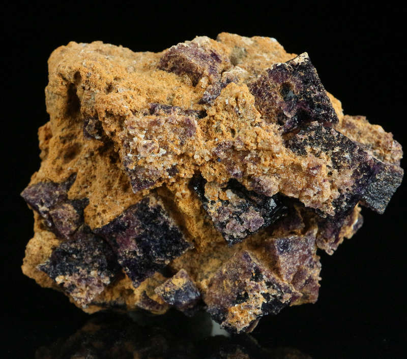 Grape Jelly Fluorite on Matrix, Palmwag, Namibia
