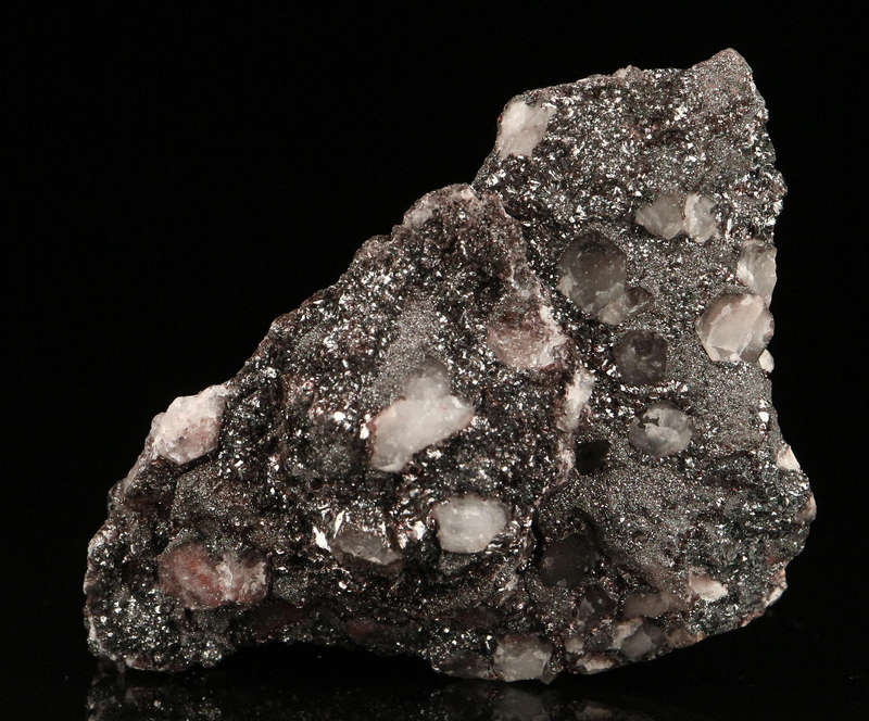 Pyrite & Specularite, "N'Chwaning II Mine, Kalahari Manganese Field, Northern Cape, South Africa "