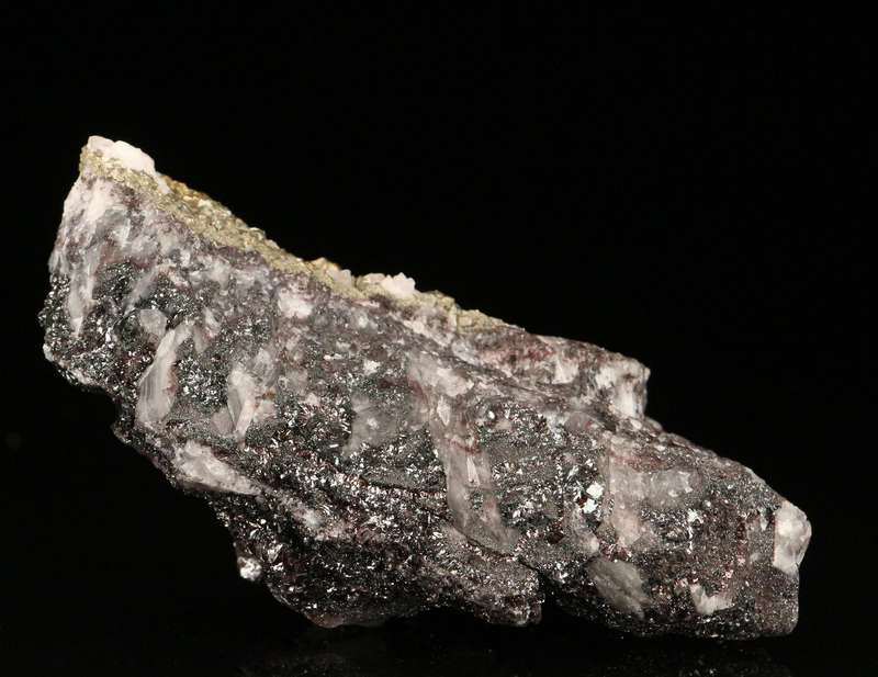 Pyrite & Specularite, "N'Chwaning II Mine, Kalahari Manganese Field, Northern Cape, South Africa "