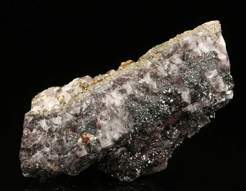 Pyrite & Specularite, "N'Chwaning II Mine, Kalahari Manganese Field, Northern Cape, South Africa "