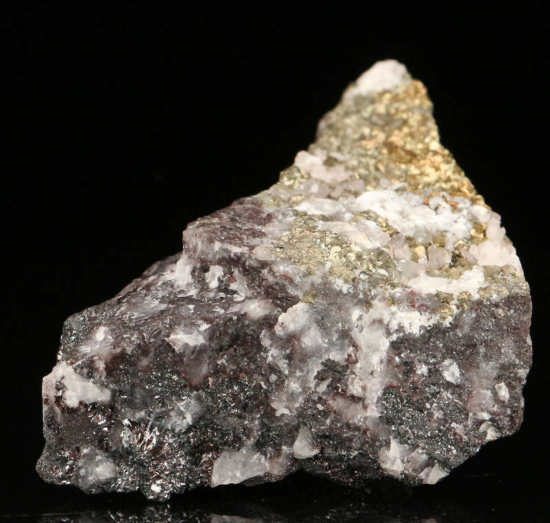 Pyrite & Specularite, "N'Chwaning II Mine, Kalahari Manganese Field, Northern Cape, South Africa "