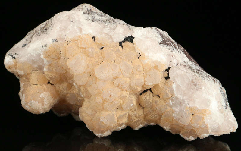Calcite on Calcite, "N'Chwaning II Mine, Kalahari Manganese Field, Northern Cape, South Africa "