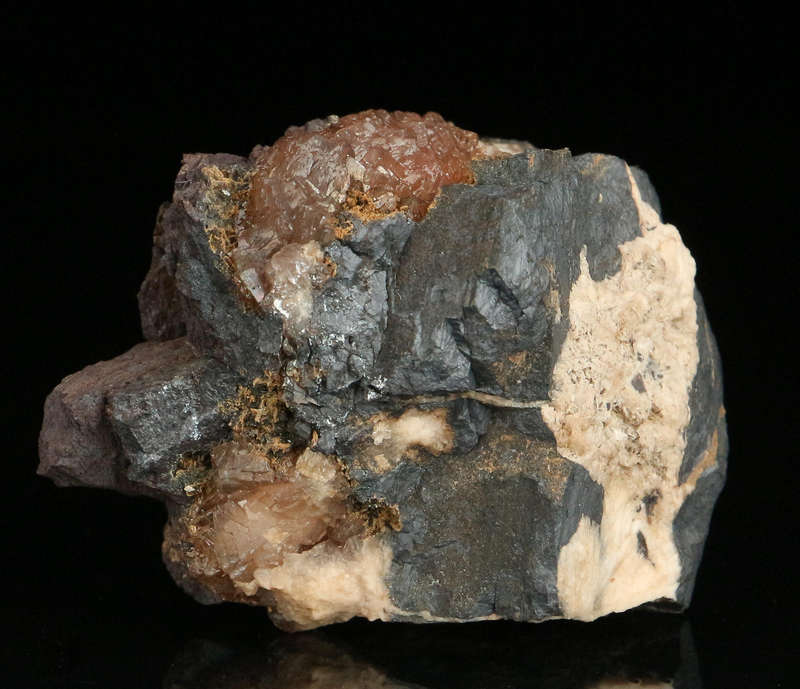 Gemmy Olmiite In Vugs, "N'Chwaning II Mine, Kalahari Manganese Field, Northern Cape, South Africa "