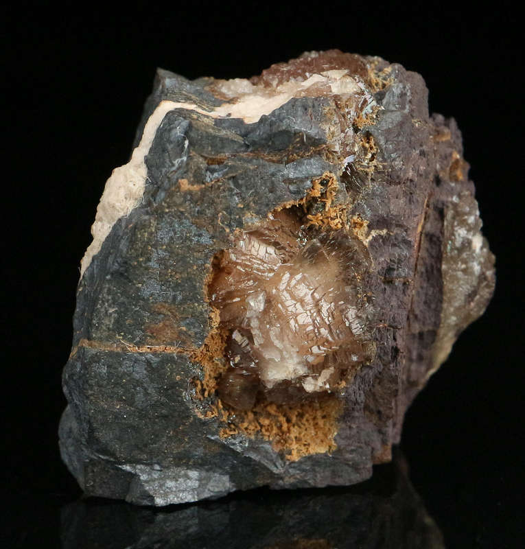 Gemmy Olmiite In Vugs, "N'Chwaning II Mine, Kalahari Manganese Field, Northern Cape, South Africa "