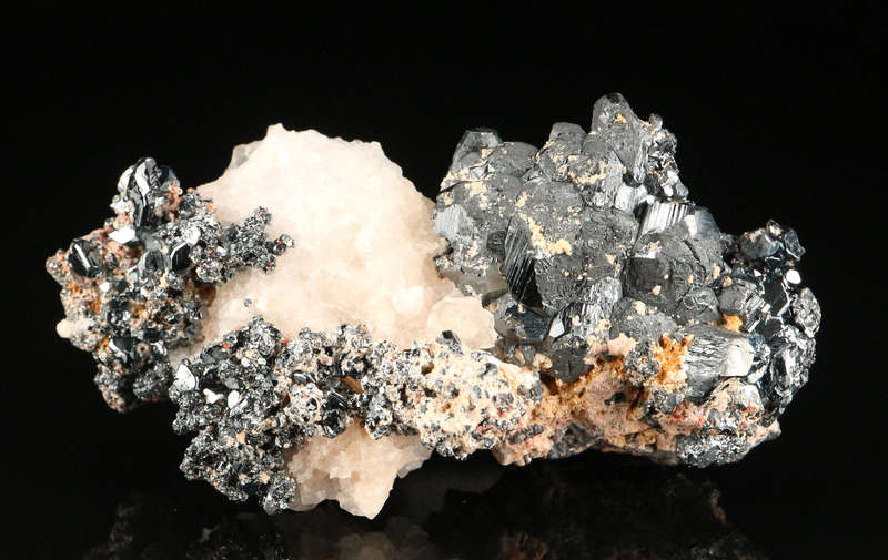 Hematite & Calcite Cluster,"N'Chwaning II Mine, Kalahari Manganese Field, Northern Cape, South Afric