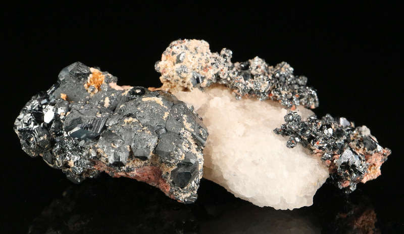 Hematite & Calcite Cluster,"N'Chwaning II Mine, Kalahari Manganese Field, Northern Cape, South Afric