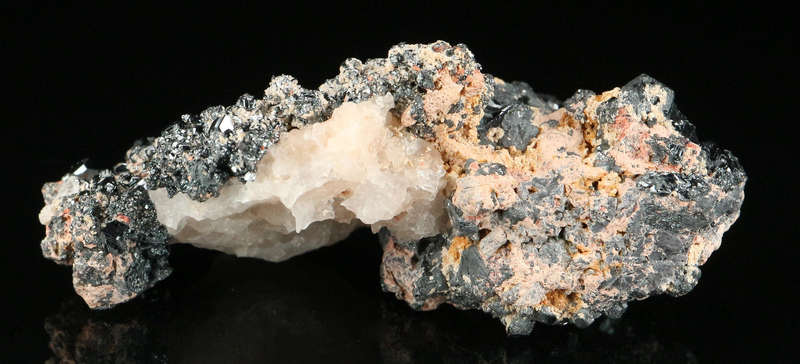 Hematite & Calcite Cluster,"N'Chwaning II Mine, Kalahari Manganese Field, Northern Cape, South Afric