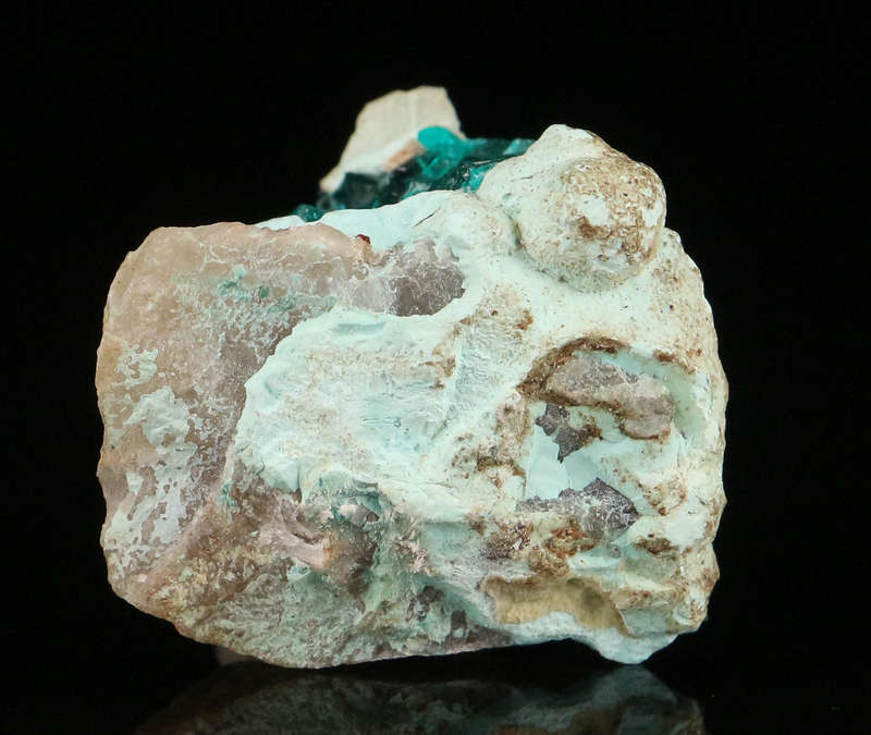 Dioptase on Matrix, Kaokoveld Region, Namibia