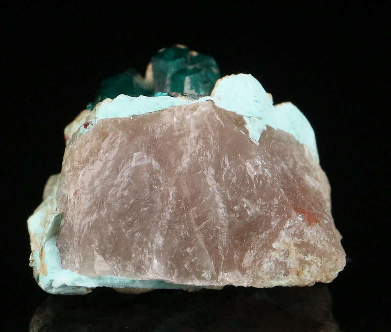 Dioptase on Matrix, Kaokoveld Region, Namibia