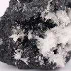 Manganite & Calcite Cluster,"N'Chwaning III Mine, Kalahari Manganese Field, Northern Cape, South Afr