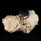 Schorl on Feldspar, Erongo Mnt Region, Namibia