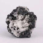Manganite & Calcite Cluster,"N'Chwaning III Mine, Kalahari Manganese Field, Northern Cape, South Afr