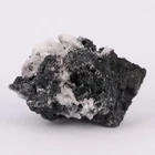 Manganite & Calcite Cluster,"N'Chwaning III Mine, Kalahari Manganese Field, Northern Cape, South Afr