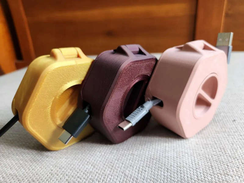 3d printed Portable cable organiser