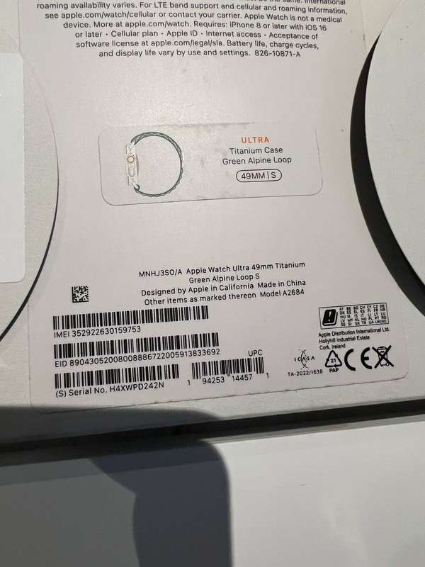 Apple Watch Ultra 1 49mm Titanium Green