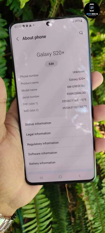 Samsung Galaxy S20 Plus 128GB - Dual Sim
