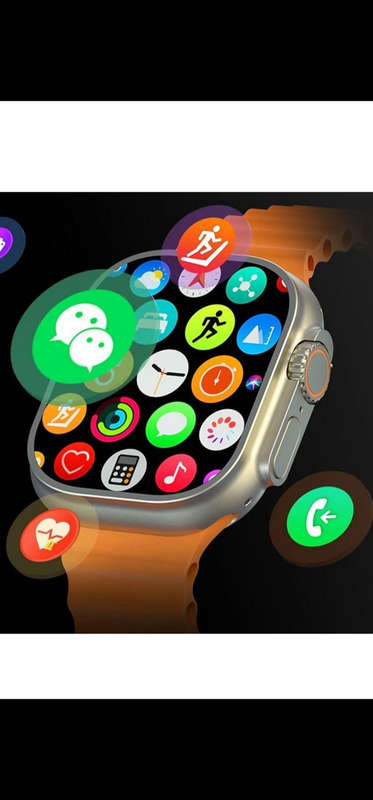 Smart Watch T20 Ultra  Bluetooth Calling, Fitness Tracker, 4-in-1 Straps (Android & iPhone)