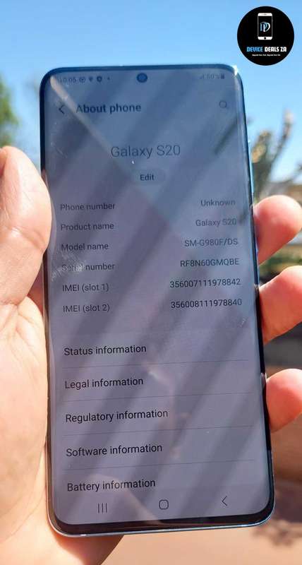Samsung Galaxy S20 128GB - Dual Sim