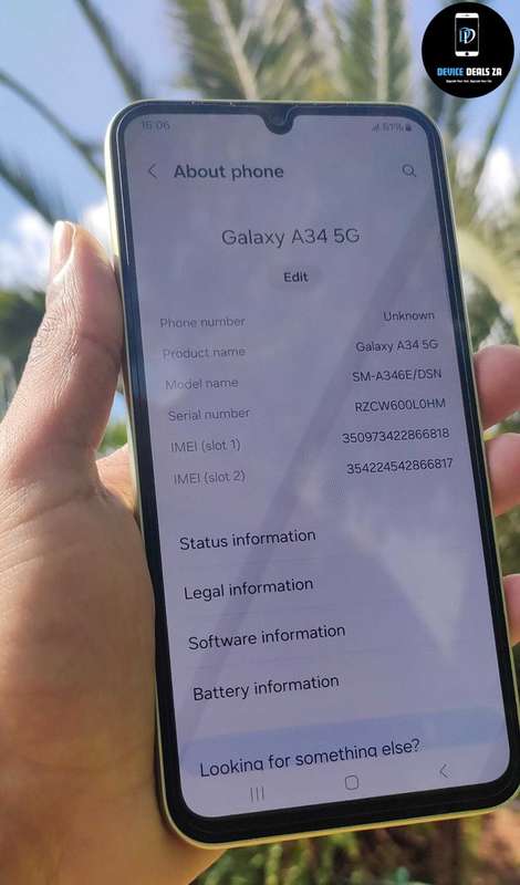 Samsung Galaxy A34 - 5G - Dual Sim