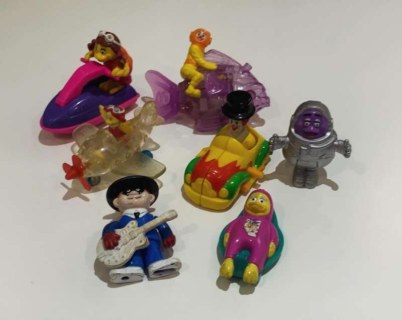 Lot Of McDonalds Character Happy Meal Toys From Late 90s / Early 00s - Some Are Windup