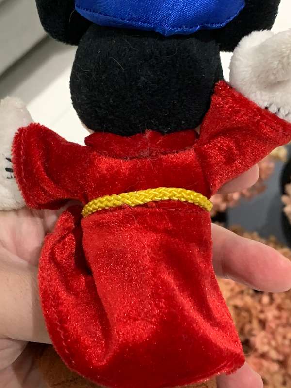 Small Disney Mickey Mouse Fantasia Plush Doll - Merchandise From Disneyland Paris