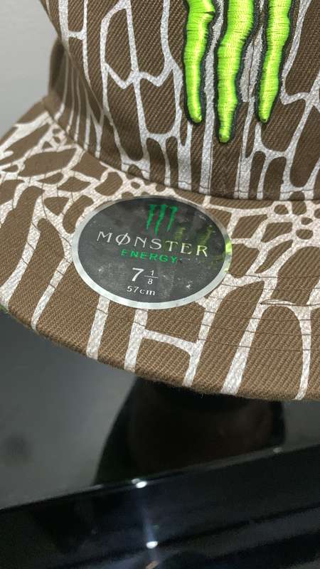 Original Branded Cap  Monster Energy  Epic Design - Size 58cm  Great Condition