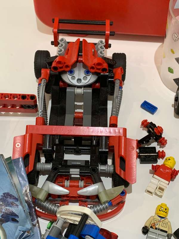 LEGO Lot // Please See Pics  Partial Models, Old Blocks, Souvenir Glasses, Lego Branded Case