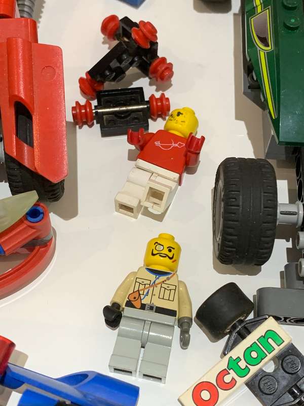 LEGO Lot // Please See Pics  Partial Models, Old Blocks, Souvenir Glasses, Lego Branded Case