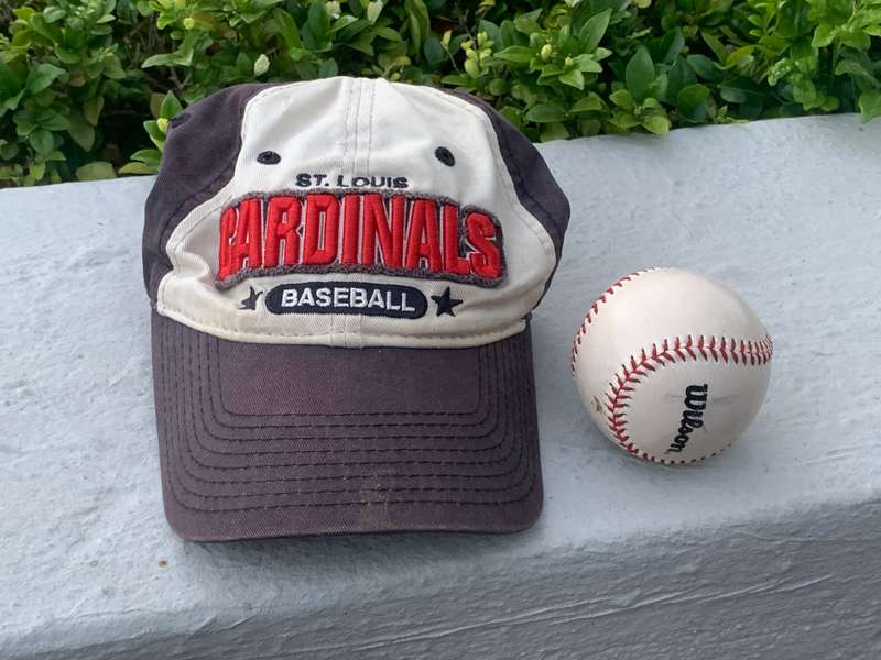 Original New Era #MLB Baseball Cap  St. Louis Cardinals  Comes With A Wilson Ball  See Pics