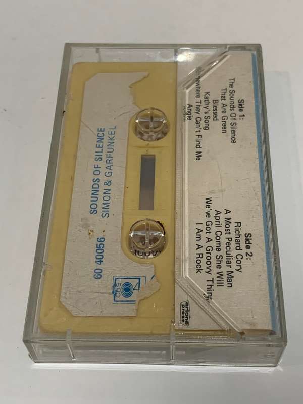 Cassette Tape - Simon & Garfunkel . Sounds Of Silence - Not Tested / See Pictures