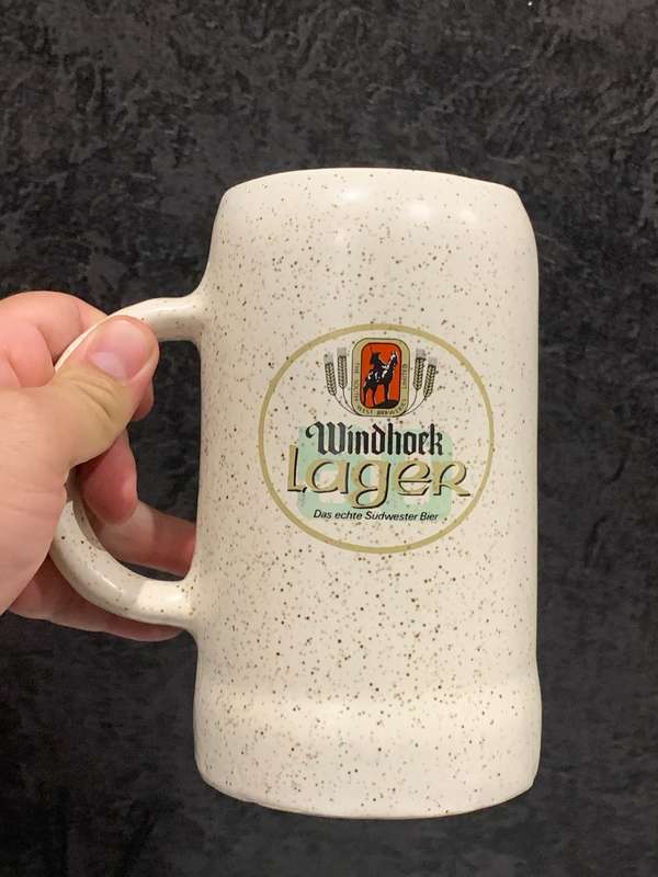 Stone Beer Mug  Windhoek Lager  SwA Breweries - 50 Years