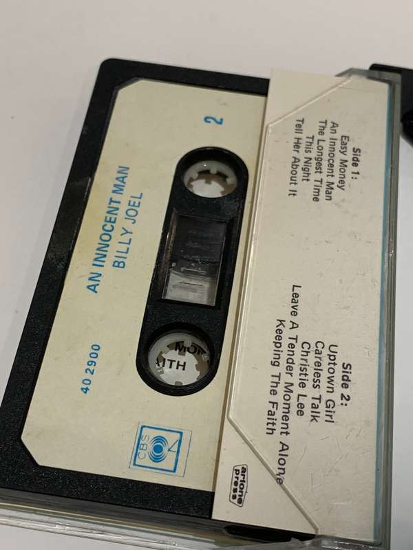 Cassette Tape - Billy Joel . An Innocent Man - Not Tested / See Pics