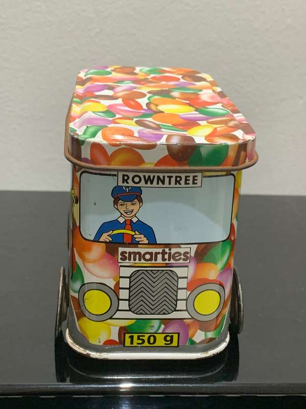Vintage Collectible Rowntree Smarties Tin  1980s South Africa - Great Condition