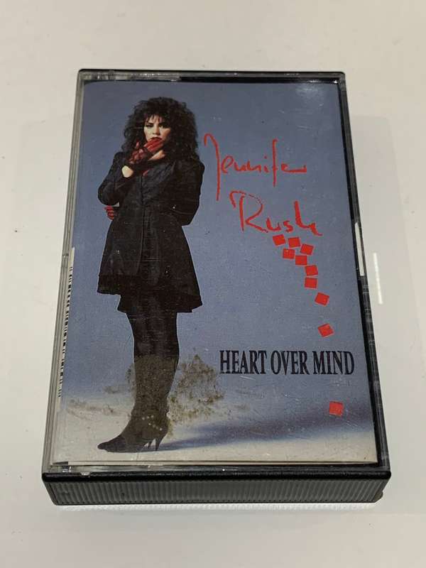 Cassette Tape - Jennifer Rush . Heart Over Mind - Not Tested / See Pics