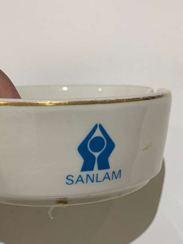 Vintage Corporate Ashtray - Sanlam Bank