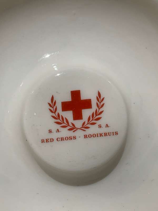 Vintage Continental Ashtray / SA Red Cross