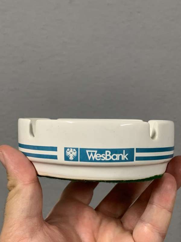 Vintage Barclays Wes Bank - Corporate Ashtray