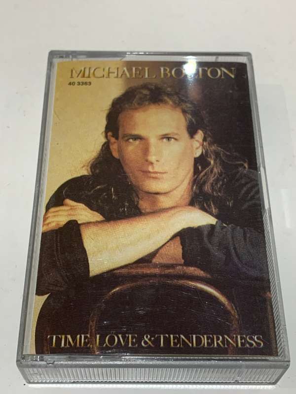 Cassette Tape - Michael Bolton . Time, Love & Tenderness - Not Tested / See Pics
