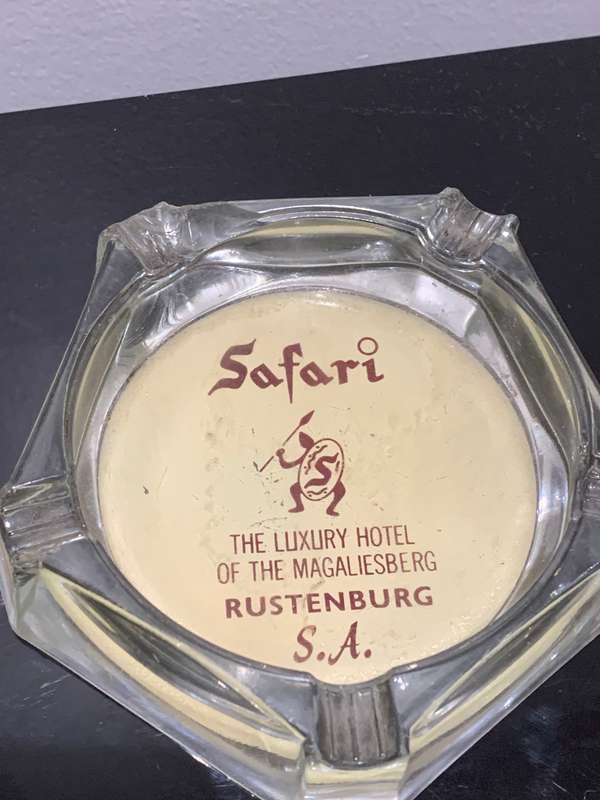 Vintage Ashtray - Holidays Of Yesteryear - Safari Luxury Hotel Rustenburg