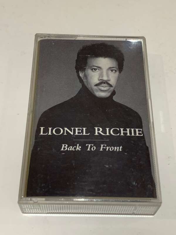 Cassette Tape - Lionel Richie . Back To Front - Not Tested / See Pics