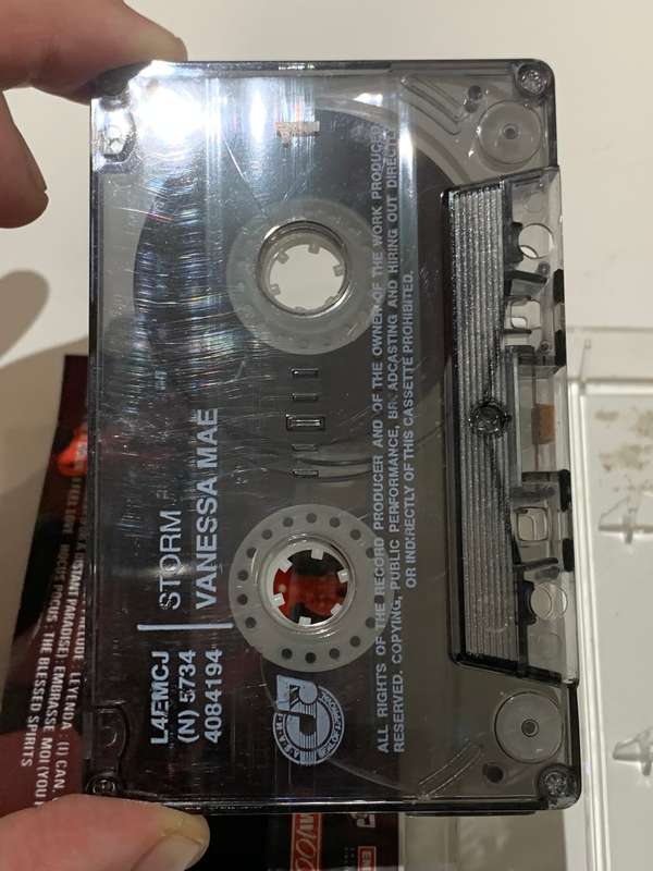 Cassette Tape - Vanessa Mae . Storm - Not Tested / See Pics
