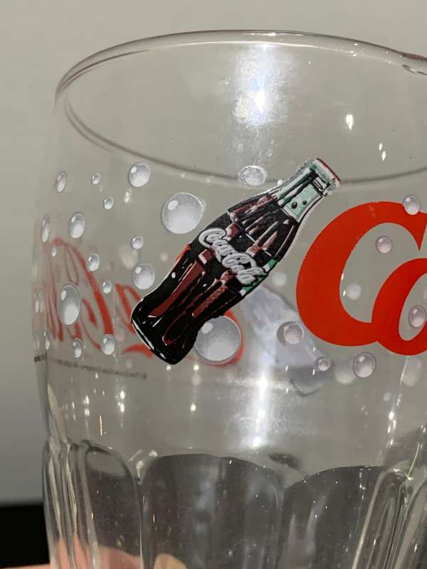 Branded Coca-Cola Contour Glass / Coke